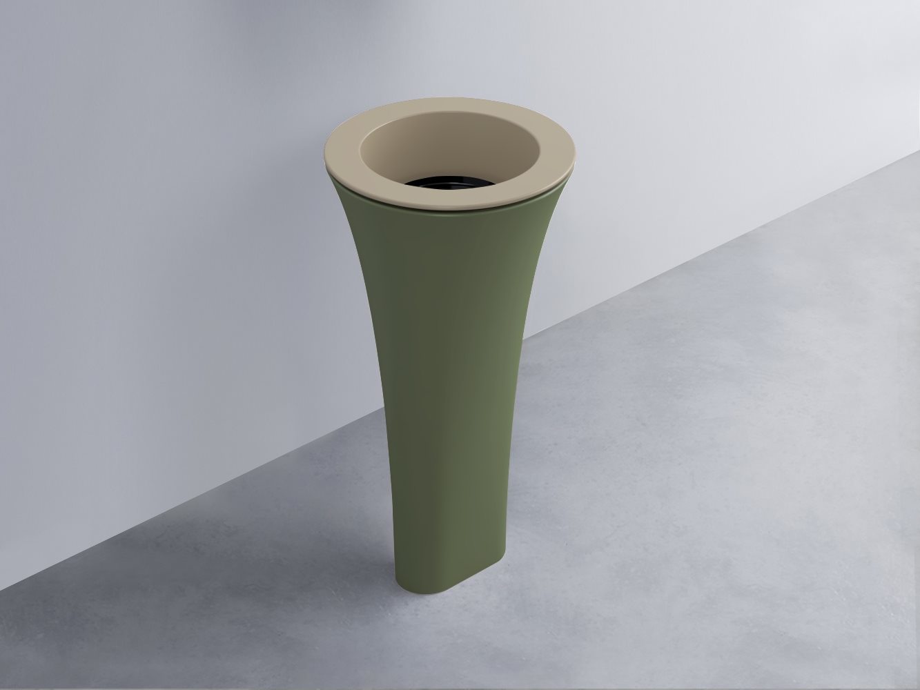 AMLA45-AV+AMPILT-N+AMCOLT-AG Раковина Amedeo Tondo отдельностоящая cielo Enjoy + Amedeo Ceramica Cielo