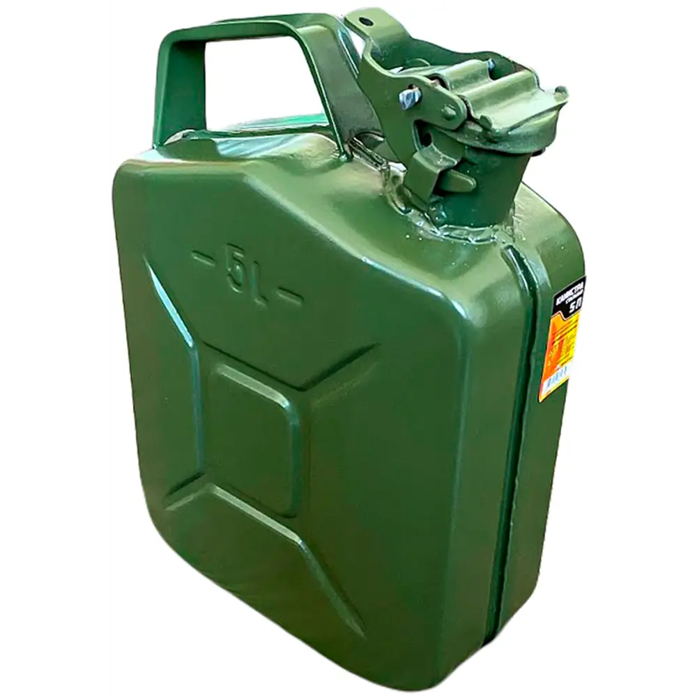 Металлическая канистра Zarya 5 л для ГСМ - надежное хранение топлива 84311121 STLM-0048336