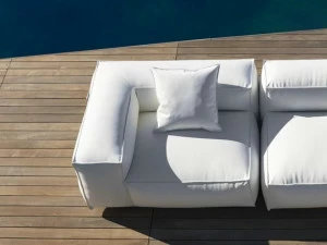 GART Угловое садовое кресло из ткани Mediterraneo