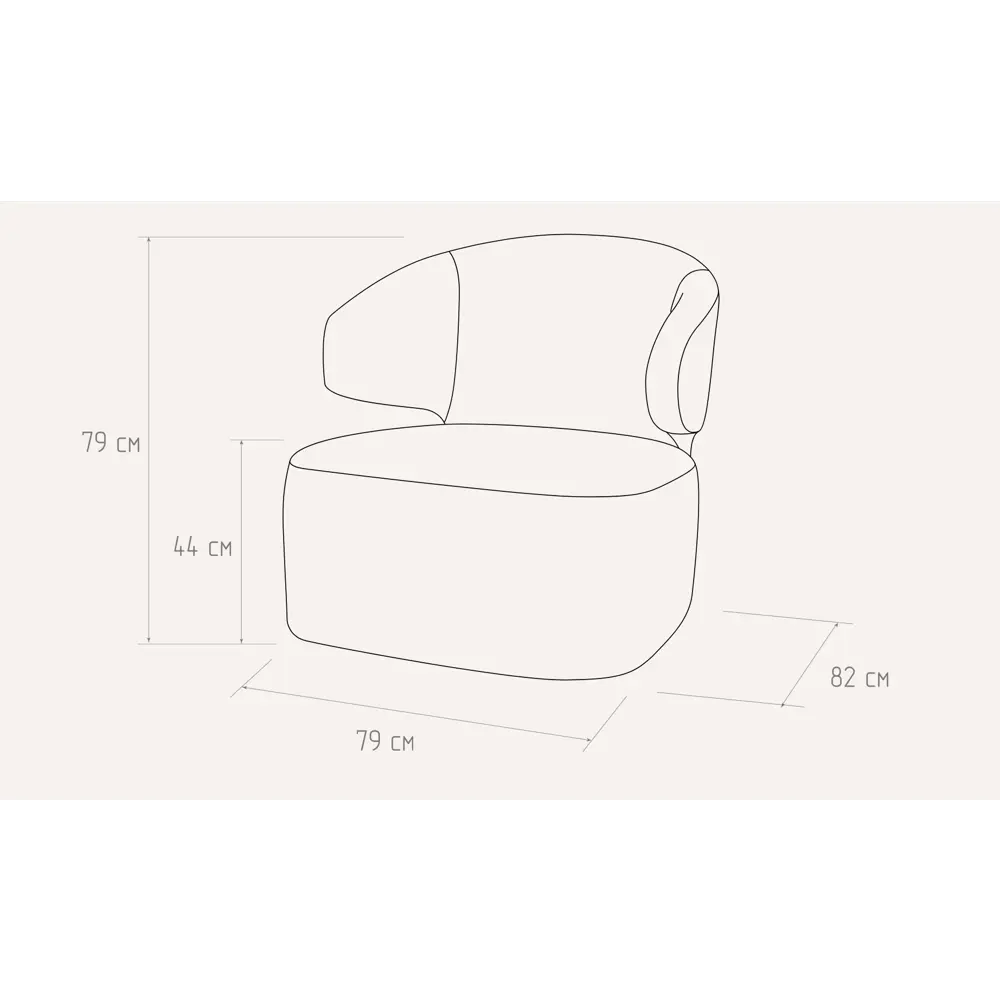 Кресло полиэстер Ицар 79x82x72 см цвет зеленый Camaro 99 SEASONS STLM-2103791 - Вид №3