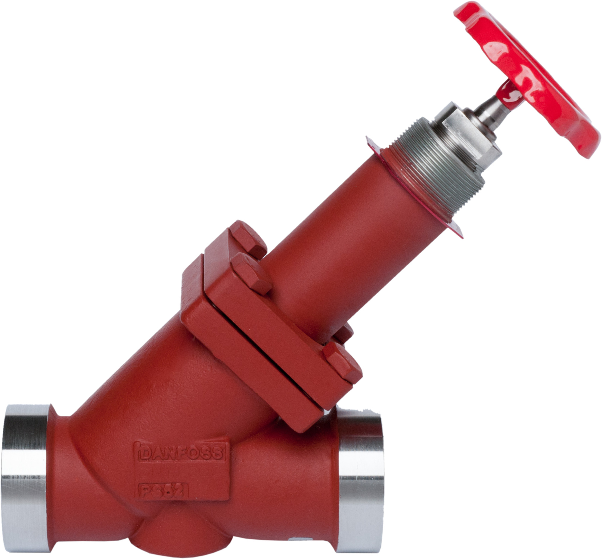 Danfoss SVA-L — запорные клапаны с удлиненным штоком SVA-L 25 A STR H-WHEEL Запорный клапан 148B5470  - Вид №1