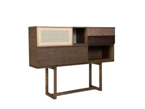 Деревянная консоль с ящиками