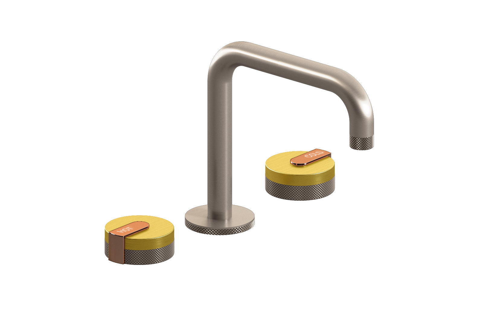 E-11511-R1BB-L1RG-SN Смеситель для умывальника на 3 отвертия GRAFF MOD+