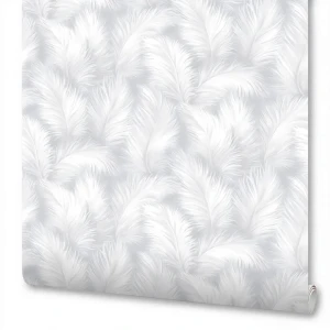 WALLSECRET Flamingo - флизелиновые обои с рисунком пера в стиле кантри 89395585