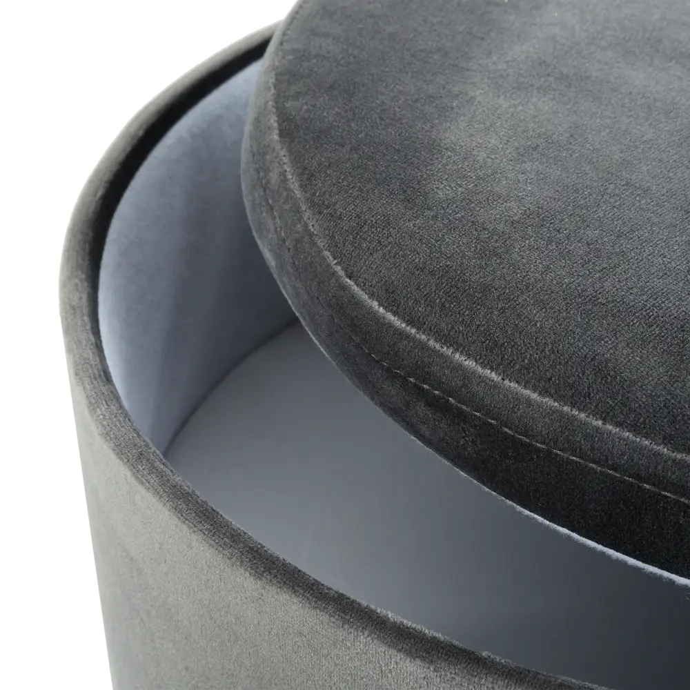 Табурет 360x440 мм цвет тёмно-серый Atmosphera STLM-2097184 - Вид №3