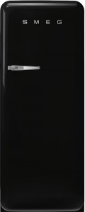 FAB28RBL5 Холодильник / отдельностоящий однодверный холодильник,стиль 50-х годов, 60 см, черный, петли справа SMEG