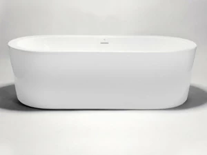 Blu Bathworks® Отдельностоящая овальная акриловая ванна Pisa Bt8002b18