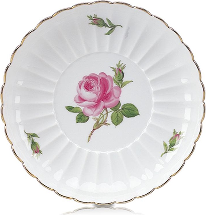 79844 Meissen Блюдо для сладкого круглое 20см "Белая роза" Фарфор 