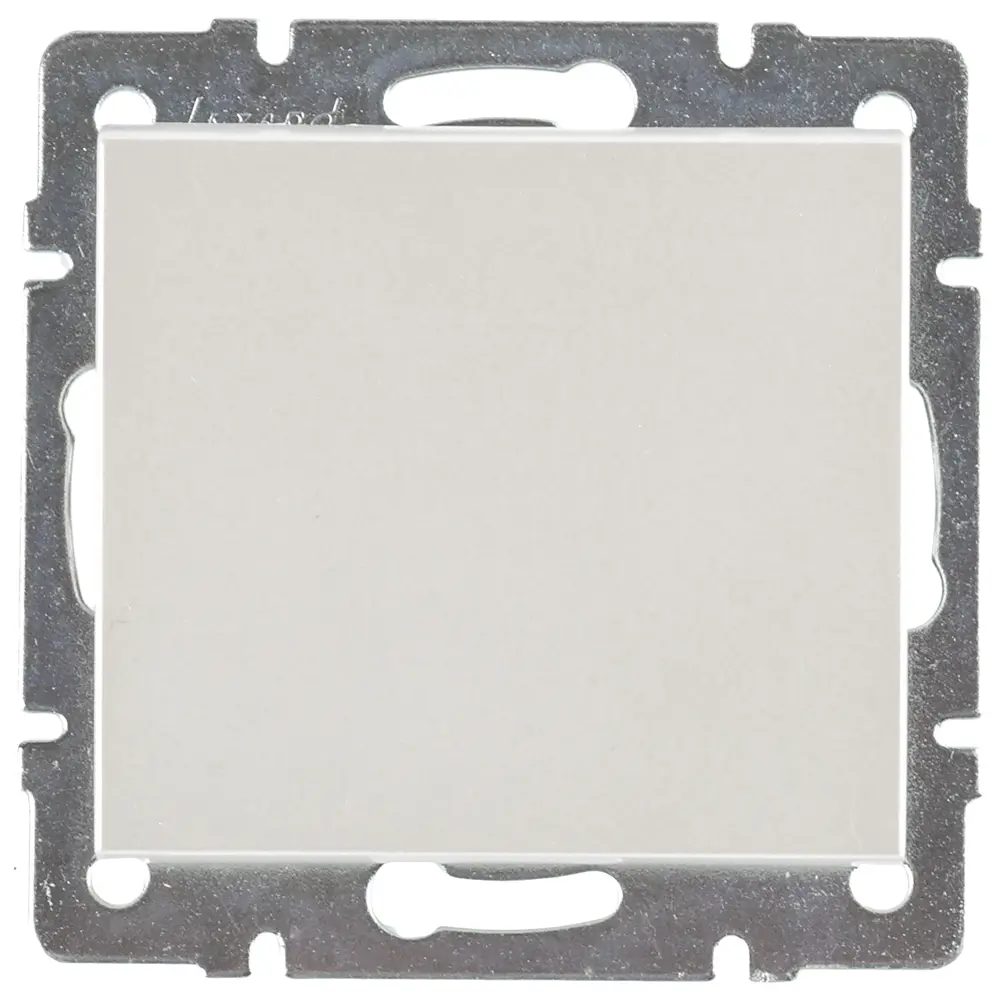 Выключатель встраиваемый Lezard Rain 1 клавиша, цвет бежевый STLM-2147911