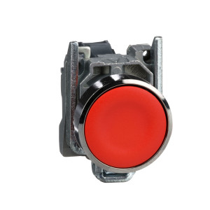 XB4BA42 Кнопка Harmony 22 мм, 220В, IP66, Красный Schneider Electric Кнопки и лампочки