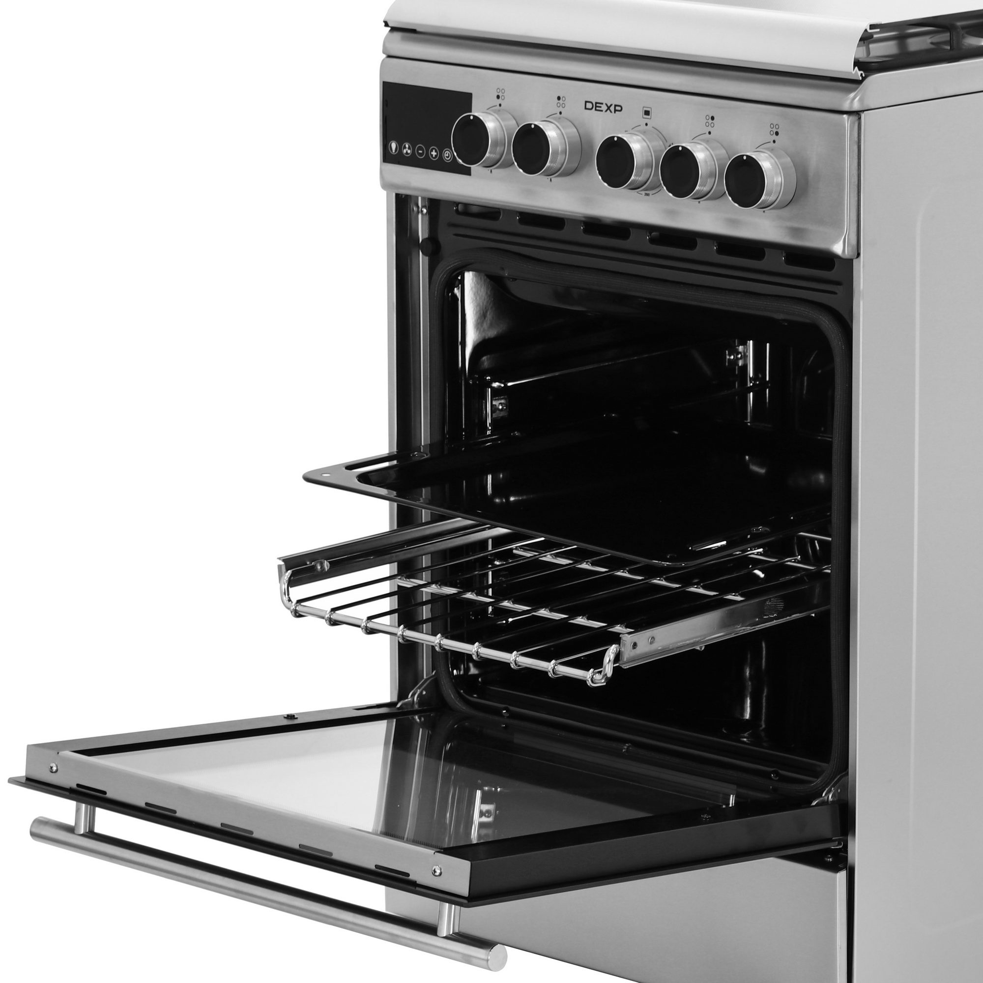 9119564 Газовая плита DEXP G35-2 серебристый STDN-0079379 - Вид №6