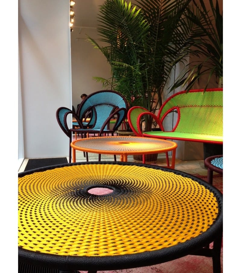 Журнальный столик из стали и цветной полиэтиленовой проволоки MOROSO M'afrique ARCH-00065234 - Вид №6