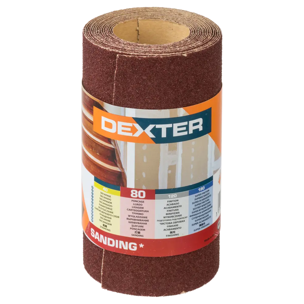 Абразивный рулон Dexter P80 для шлифовки деревянных поверхностей 18783867 STLM-0012673 - Вид №4