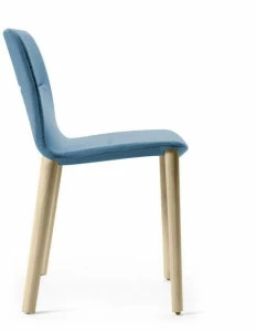 ALKI Штабелируемый стул со съемным чехлом из ткани Jantzi