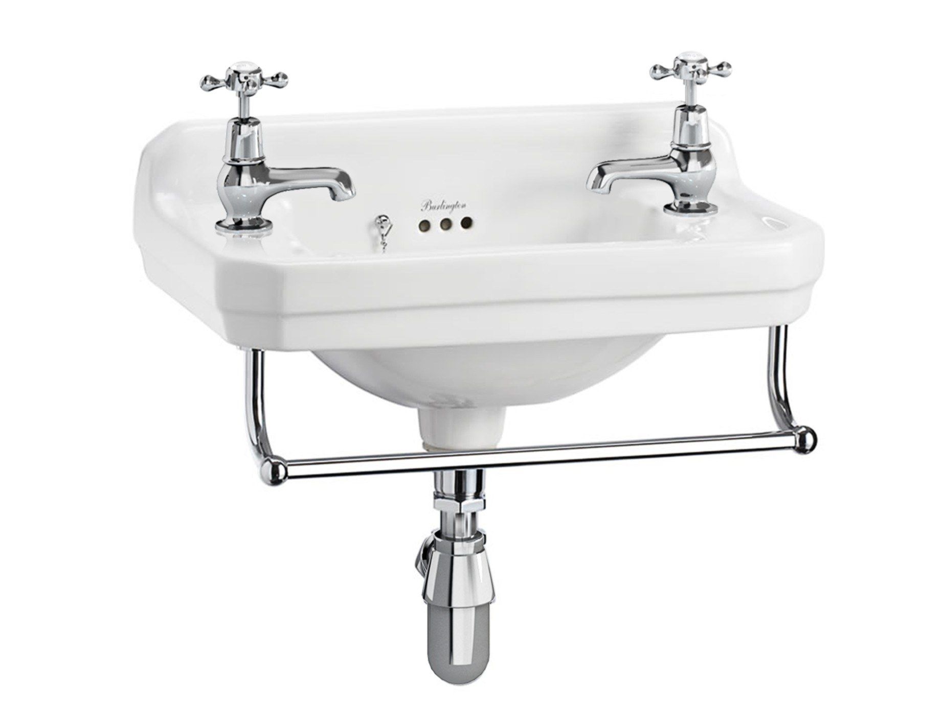 Стиральная машина для рук с держателем для полотенец Burlington Эдвардианская ARCH-00122703 - Вид №1