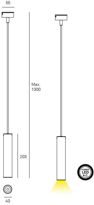 Светодиодные трековые светильники из экструдированного алюминия Haul 6795 Santreyd - Вид №3