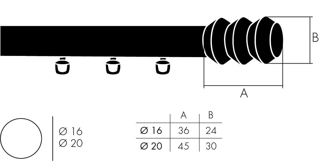 Железный карниз Frandoli Тетрис ARCH-00115246 - Вид №1