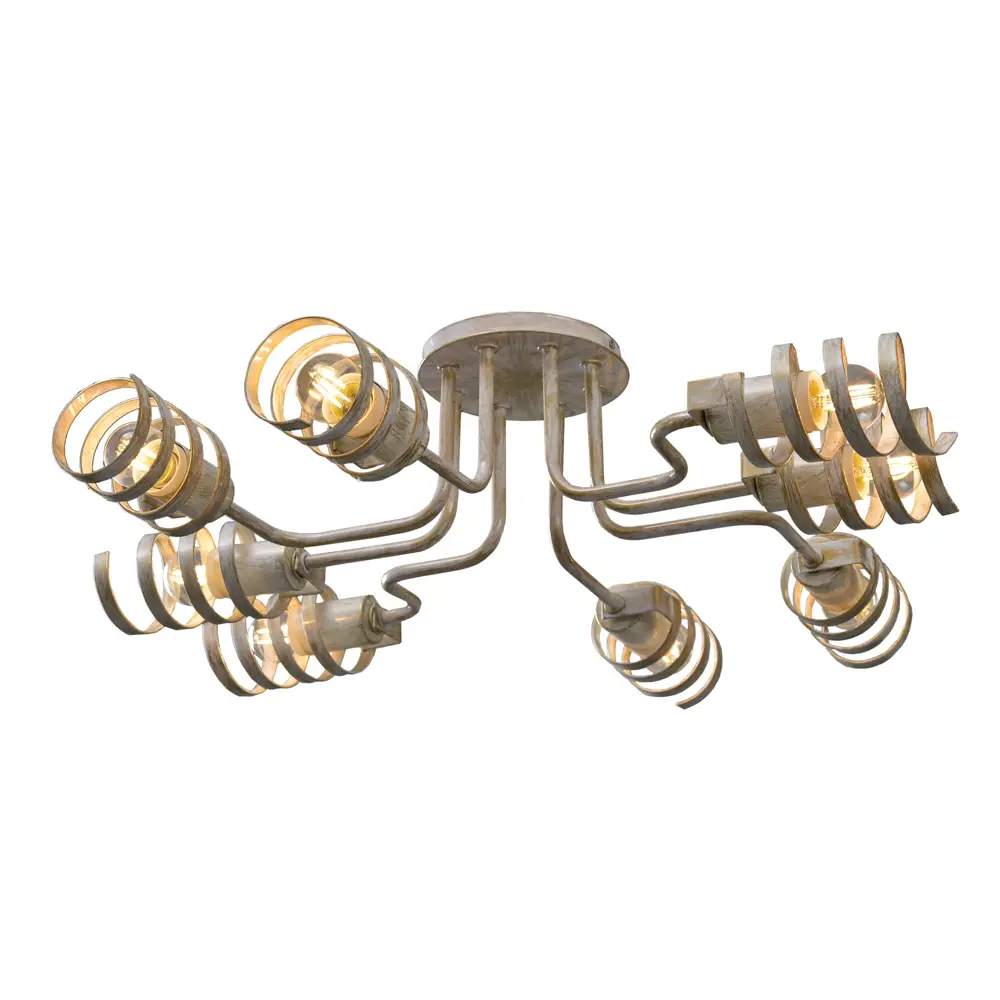 Люстра Фаэтон 8хЕ27х60 Вт цвет золото СВЕТУС STLM-2002679 - Вид №4