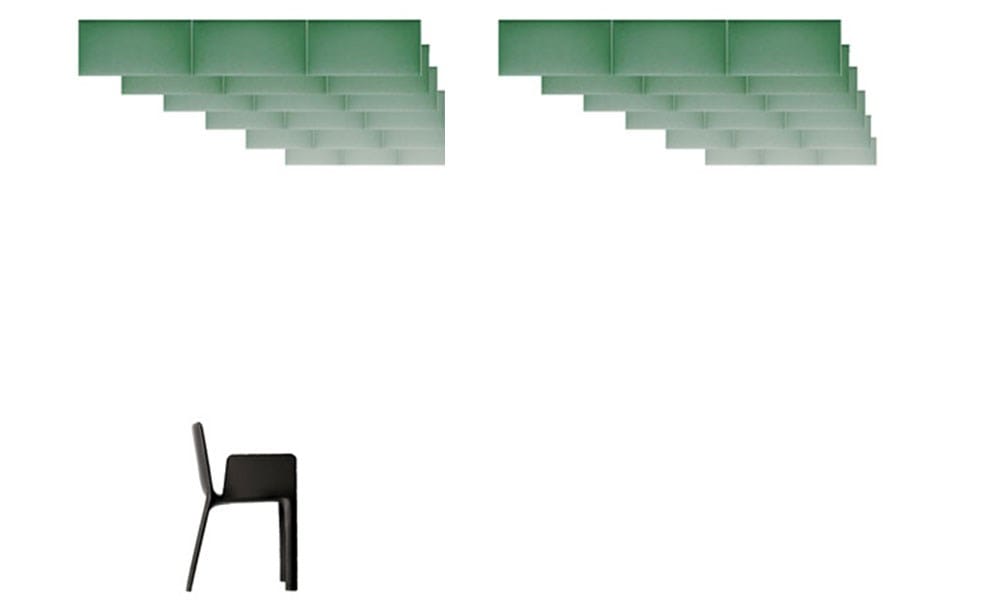 Акустическая панель из полиэфирного волокна Slalom Экоранж ARCH-00007637 - Вид №4