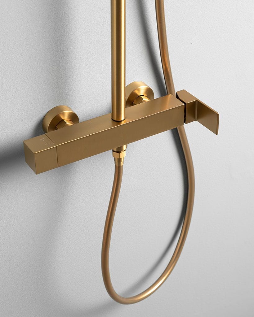 Настенная душевая колонка из нержавеющей стали с ручным душем TAMANACO NIADI ARCH-00103063 - Вид №1