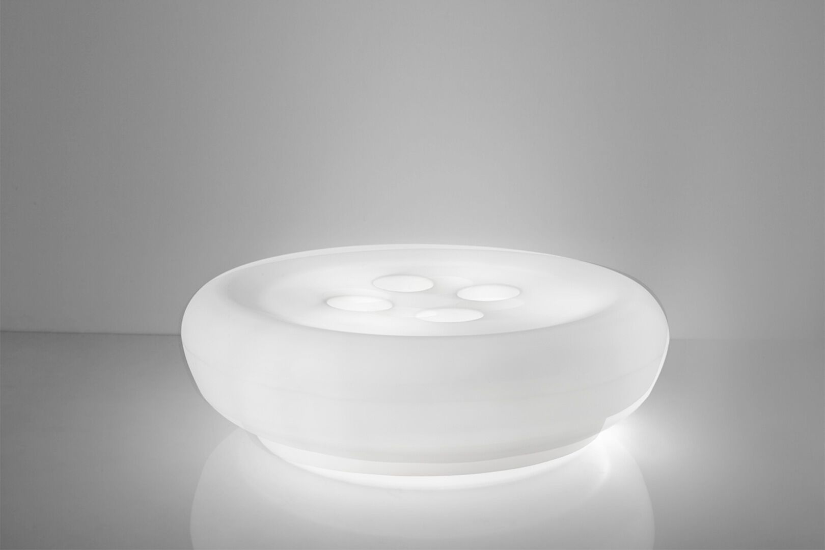 Низкий светящийся садовый стул из полиэтилена без спинки SLIDE BOT-ONE ARCH-00092904 - Вид №1