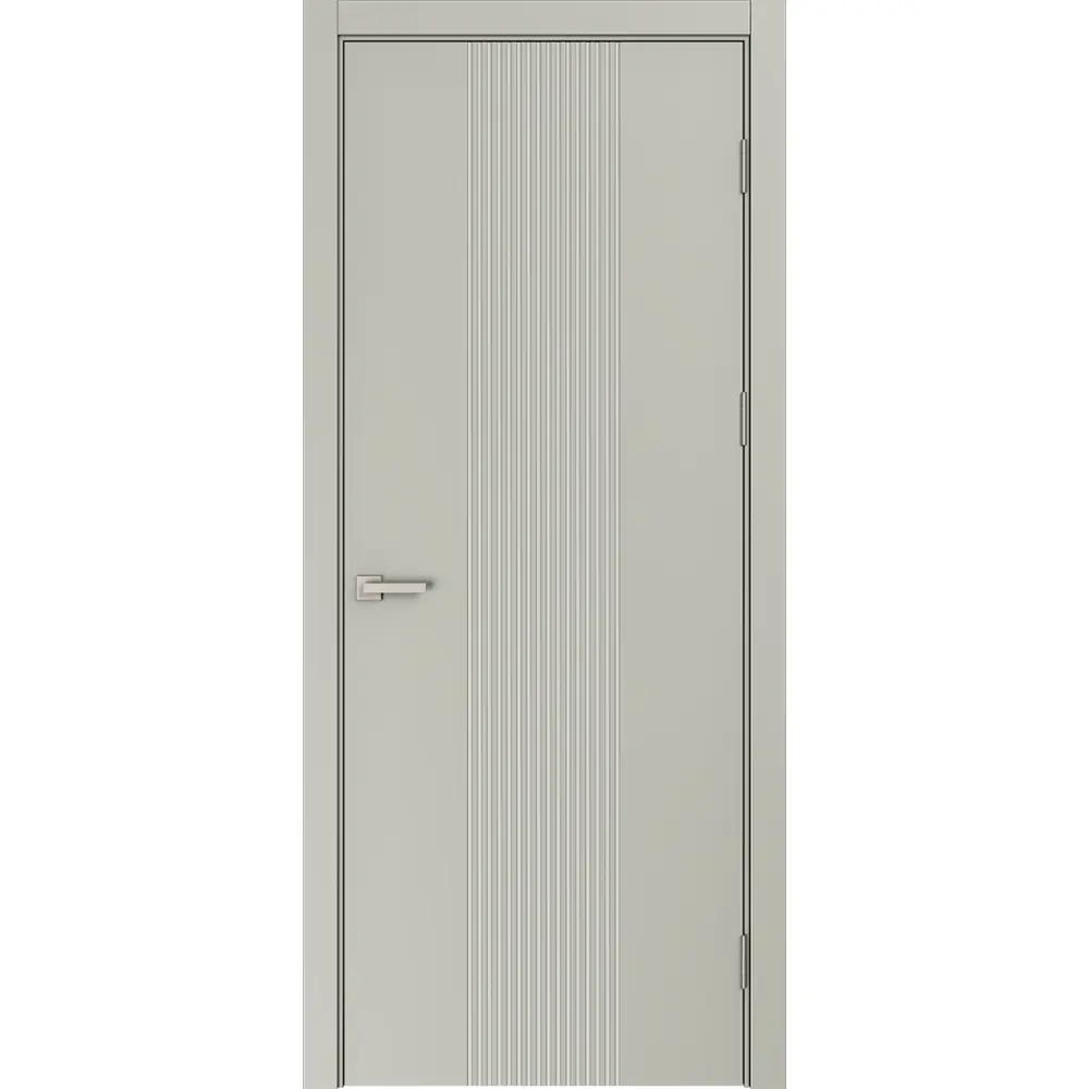 Дверь межкомнатная глухая Вилия 80x210 см эмаль цвет шелк с замком и без петель 89464705 STLM-2111582 BELWOODDOORS 