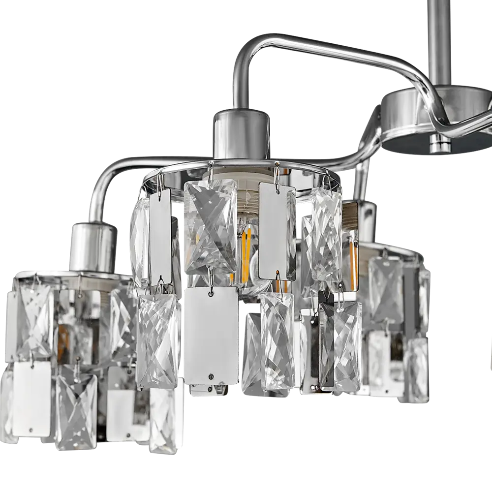 Люстра потолочная Wink Эстер NX2255/6, 6 ламп, 18 м², цвет хром STLM-2039808 - Вид №7