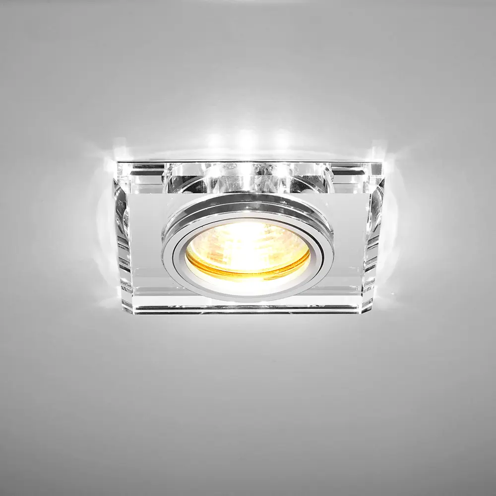Светильник точечный встраиваемый Bohemia с LED-подсветкой под отверстие 60 мм 2 м² цвет прозрачный ITALMAC STLM-2155819 - Вид №2