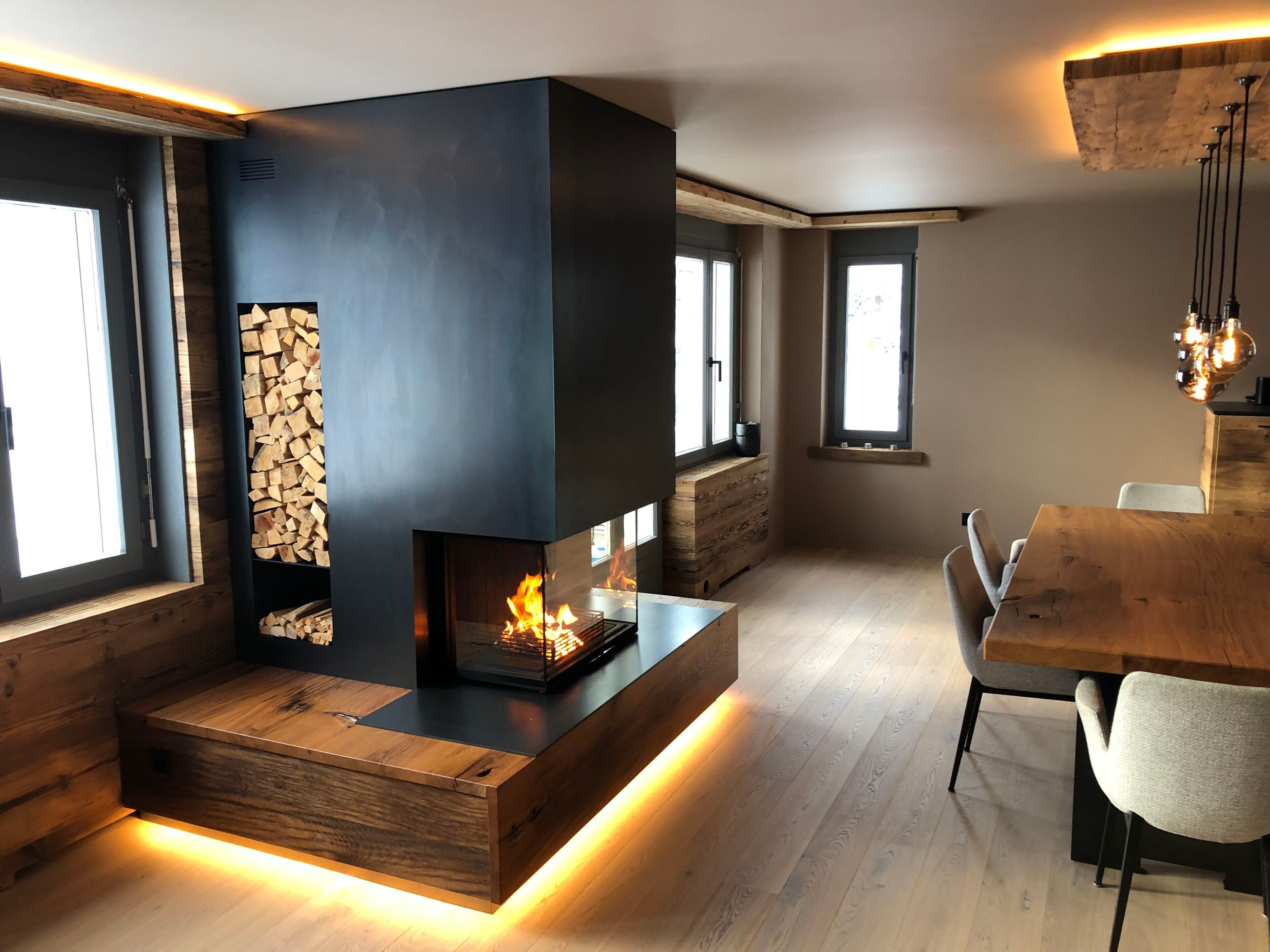 Дровяной камин с тройным фасадом RÜEGG RIII 55x80x46 Star ARCH-00004175 - Вид №1