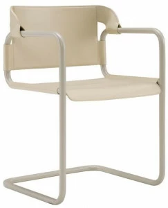 AMURA Консольное кожаное кресло с подлокотниками  Am016.010