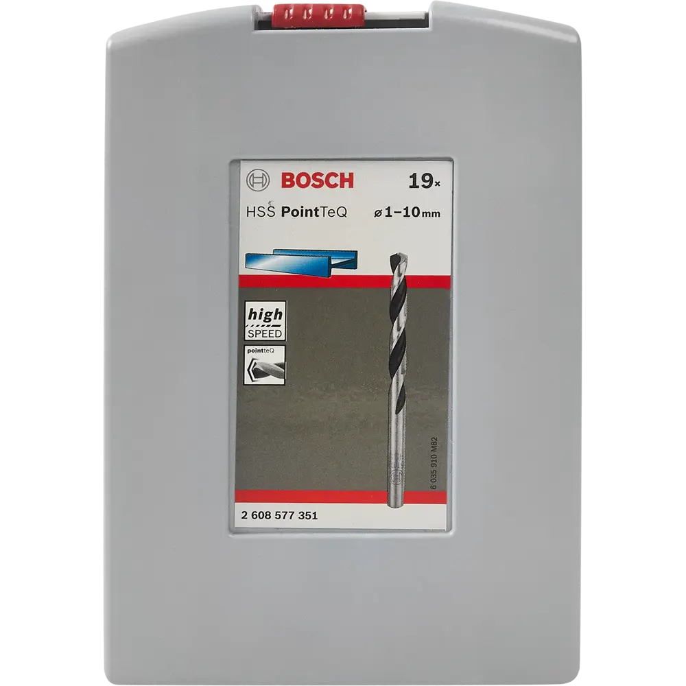 Набор свёрл по металлу HSS Bosch PointTeQ 2608577351, 19 шт BOSCH PROFESSIONAL STLM-2048694 - Вид №3