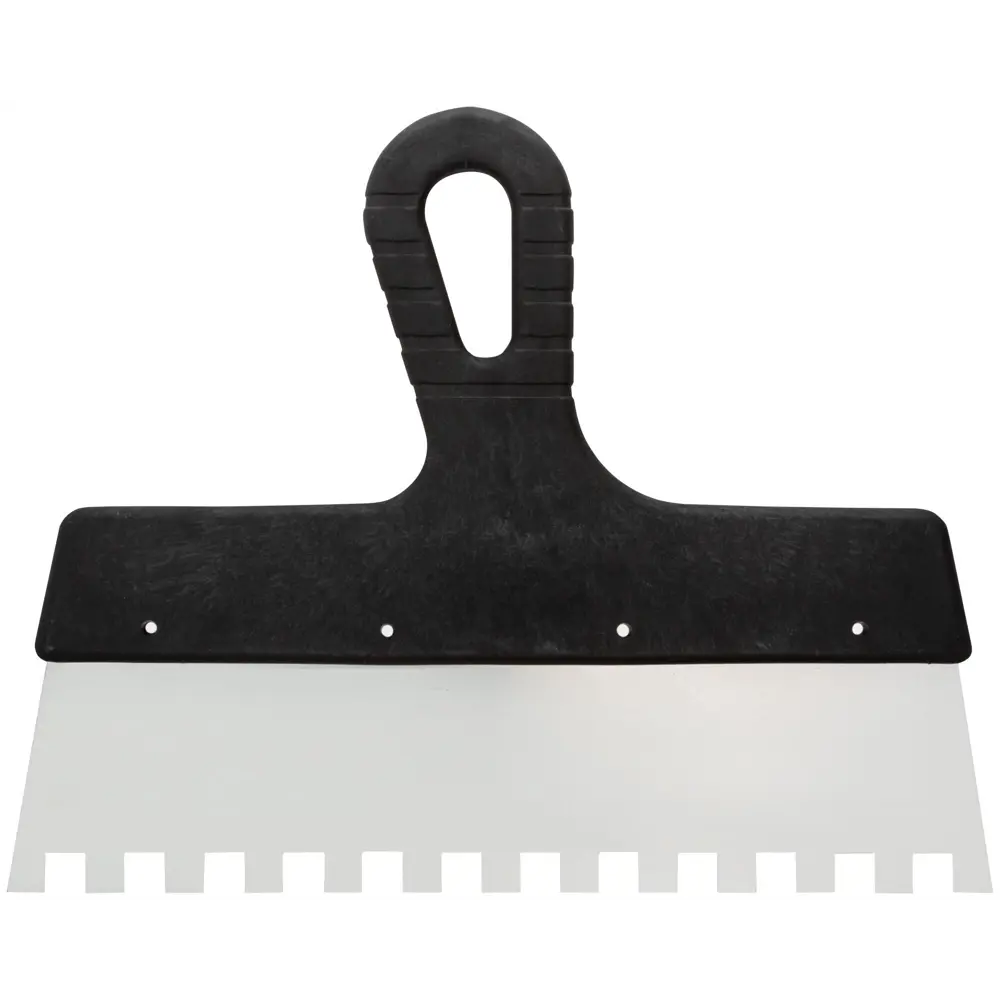 Шпатель зубчатый Master Color 30-2348 250 мм, нержавеющая сталь, зуб 10x10 мм STLM-2035685