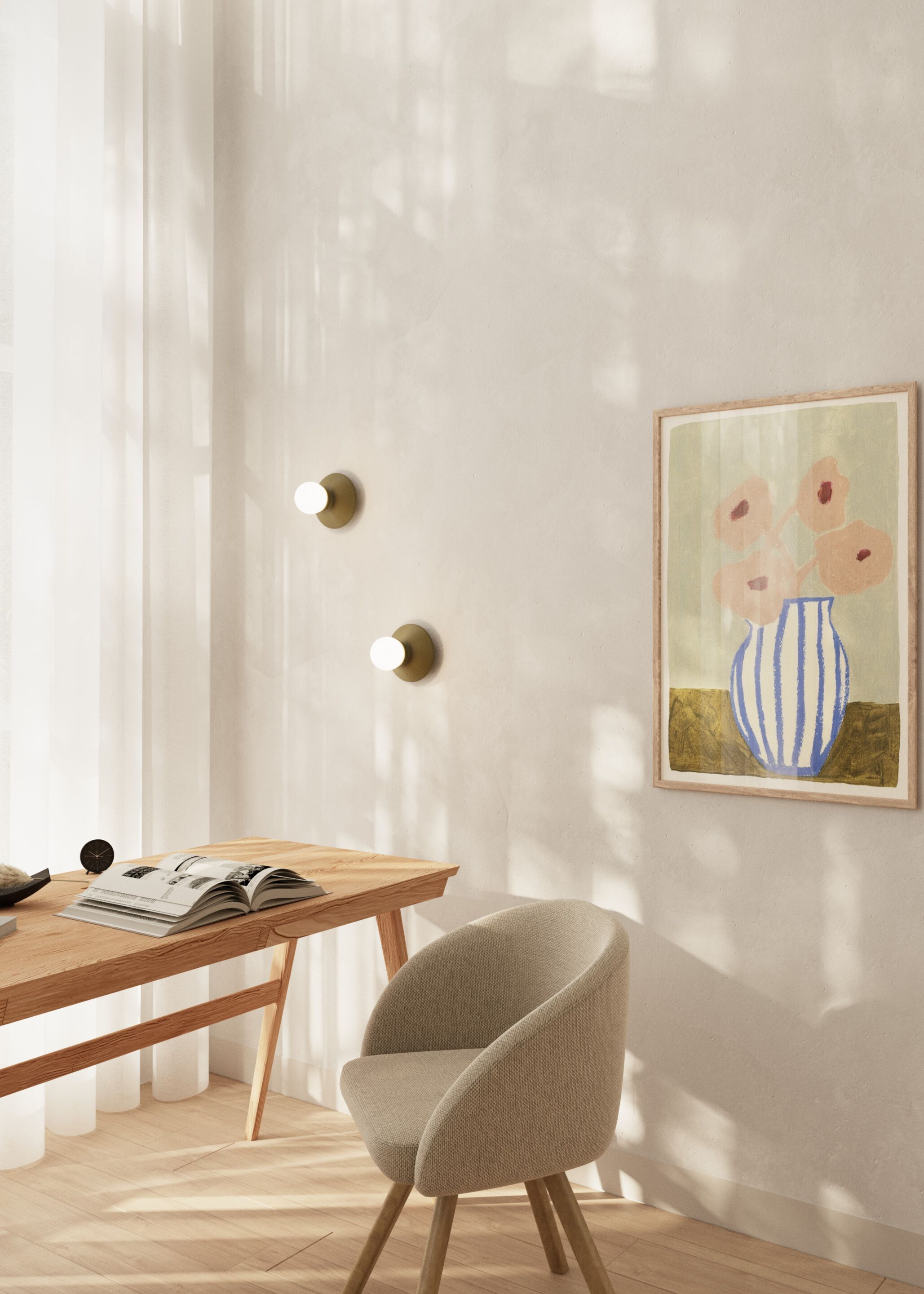 Керамическая настенная лампа LOBO Atelier FOGGY ARCH-00029020 - Вид №12