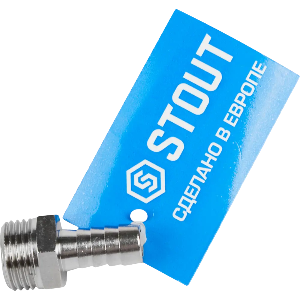 Штуцер STOUT 1/2"×12 мм для водопроводных систем 84868140 STLM-1414827 - Вид №3