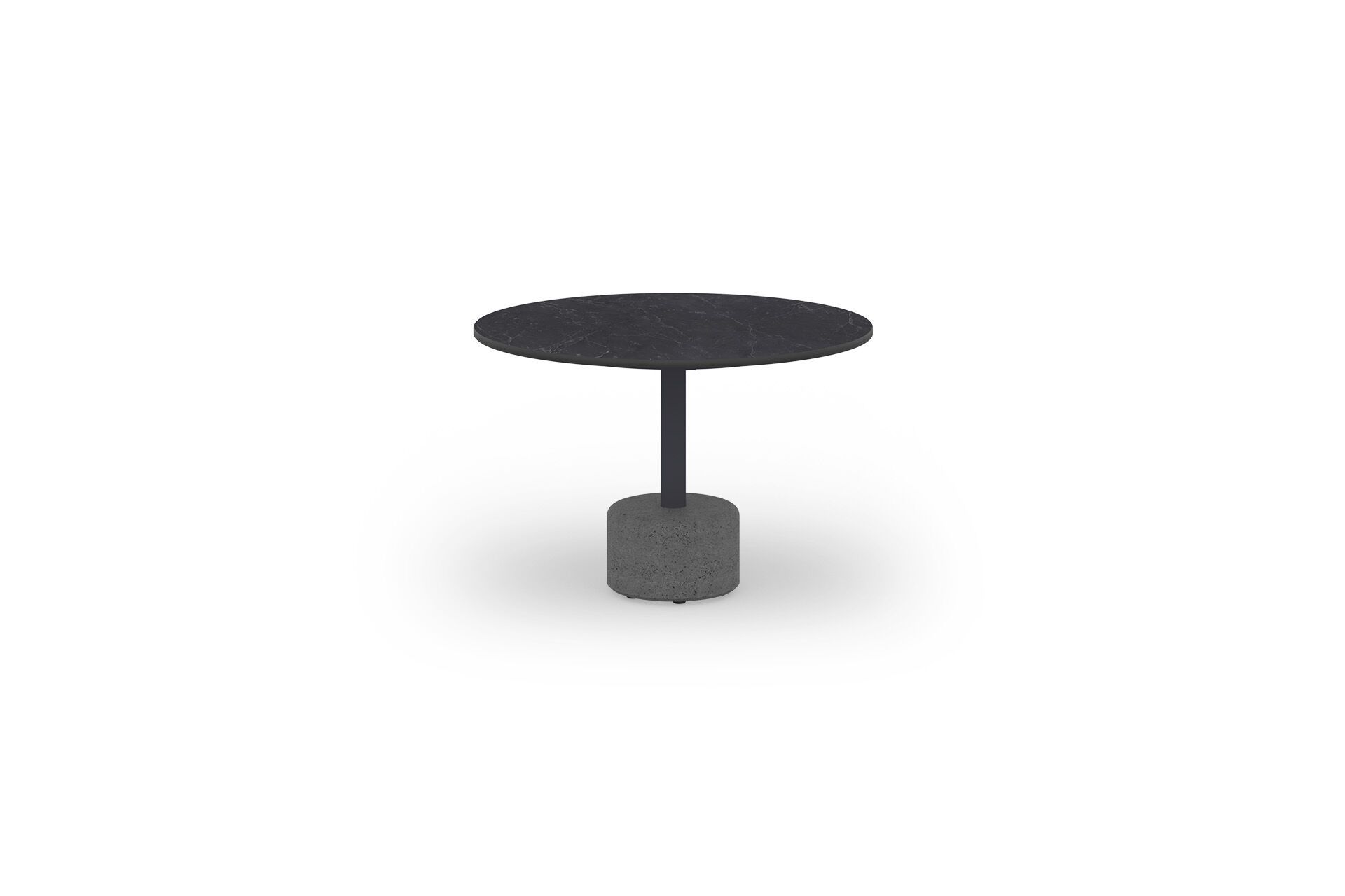 Круглый журнальный столик с верхней частью HPL и тиковым или каменным основанием MAMAGREEN Glyph ARCH-00086792 - Вид №6