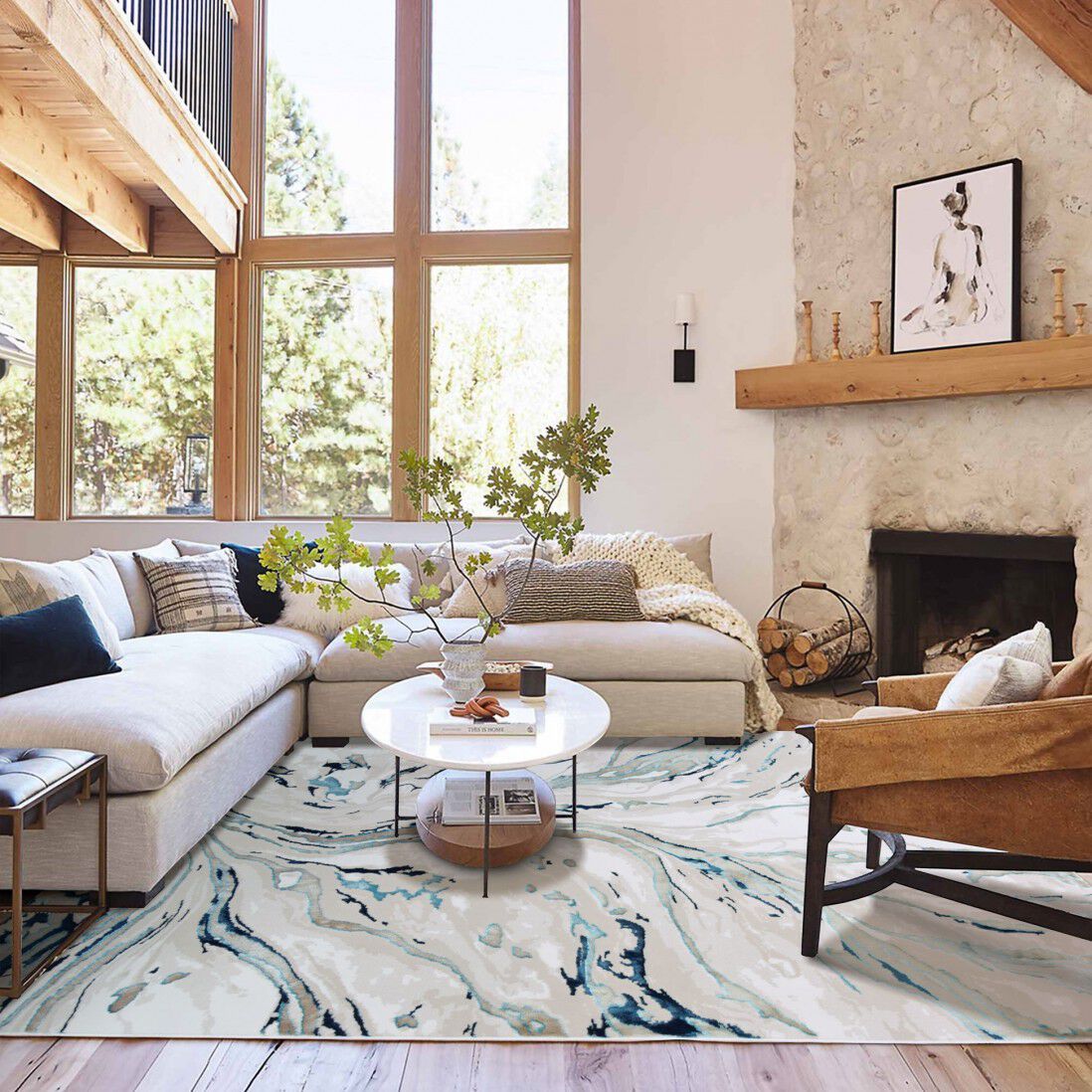 Прямоугольный ковер с рисунком Ademi Essential ARCH-00042844 - Вид №2