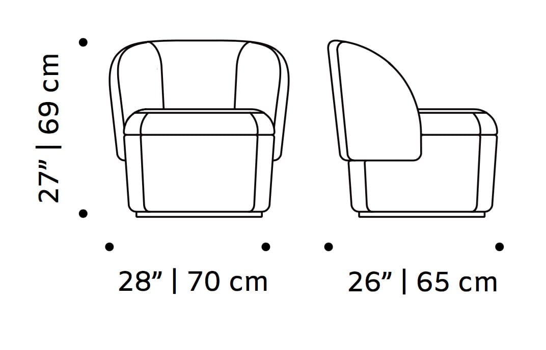 Кожаное кресло Mambo Unlimited Ideas BISOU ARCH-00007507 - Вид №1