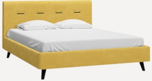 139640 Кровать Velvet Yellow LAB interior Марелл 160
