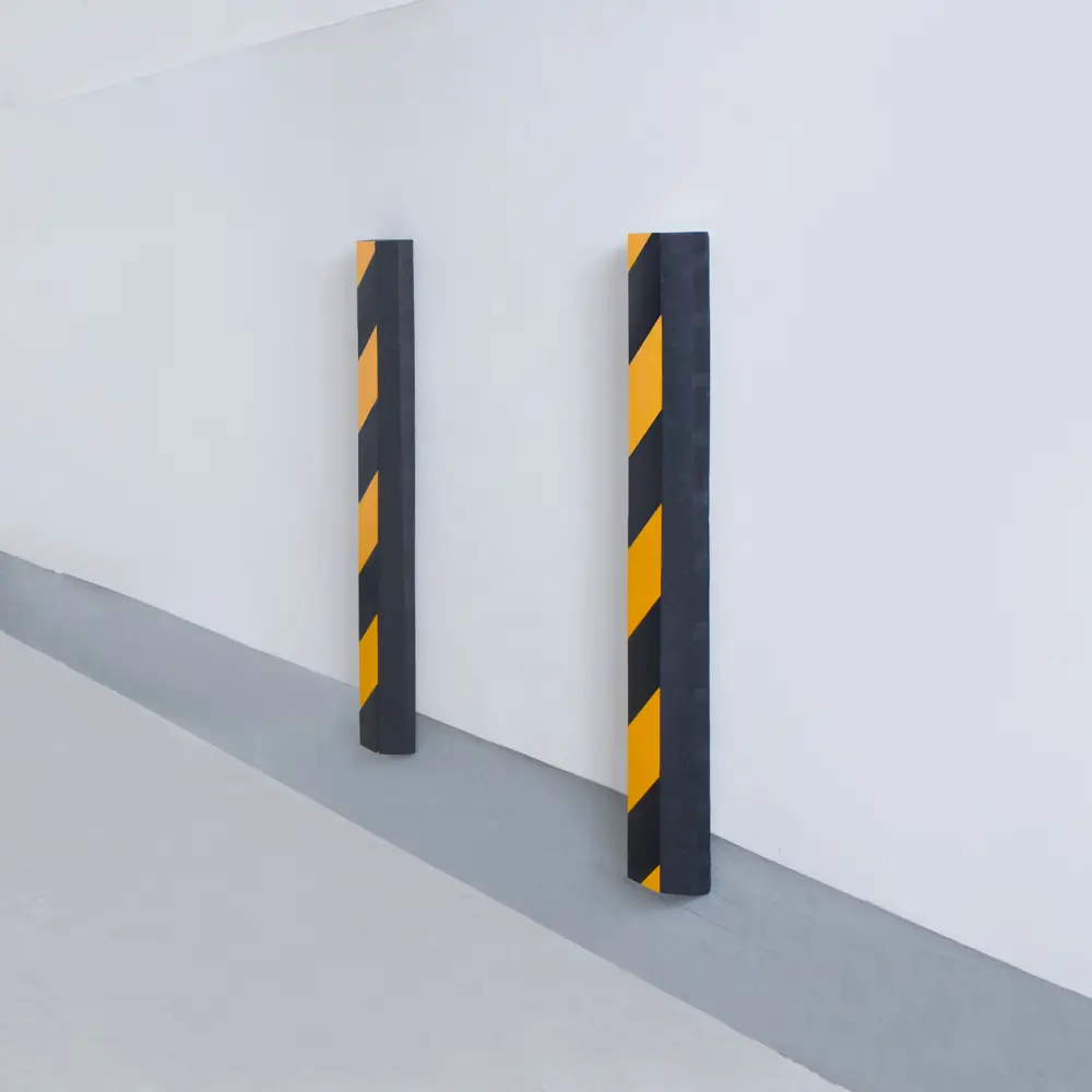 Демпфер для стен Standers мягкий, 50x7 см, цвет чёрный/жёлтый, 2 шт STLM-2140601 - Вид №3