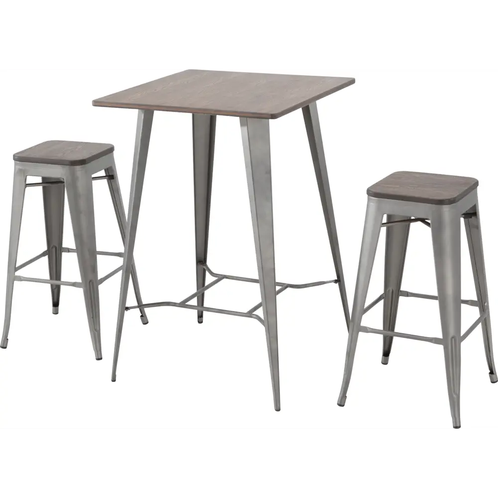 Стул садовый Soho 465x760x465 мм, металл/бамбук Santreyd STLM-2029064 - Вид №1