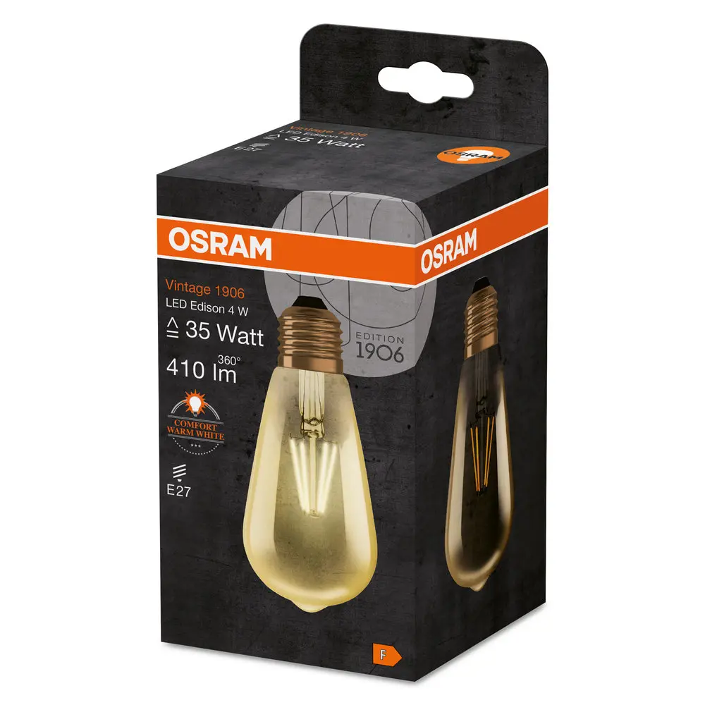 Лампа светодиодная Osram филаментная E27 230 В 7 Вт/825 Edison STLM-2024646 - Вид №4