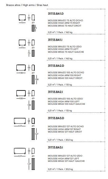 Ткань диван SANCAL мусс ARCH-00013748 - Вид №6