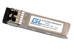 16112265 Модуль SFP+ 10G, два волокна, ММ, 5 дБ GL-OT-ST05LC2-0850-0850-M Gigalink