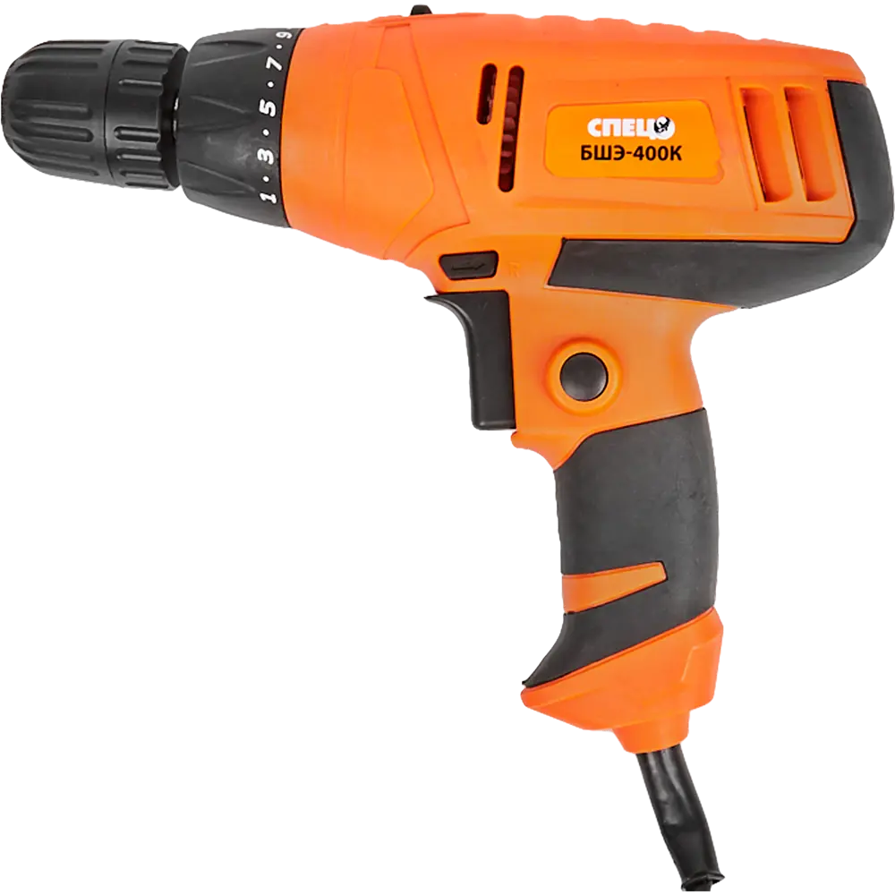Дрель-шуруповерт сетевая Спец БШЭ-400К10М, 400 Вт STLM-2147025 - Вид №1