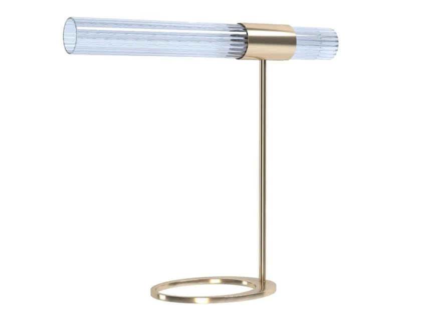 Светодиодная настольная лампа из латуни и стекла LUCE TU Sbarlusc ARCH-00008970