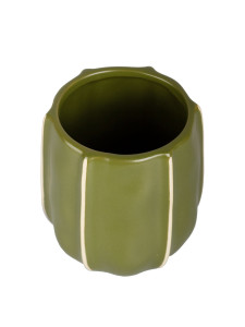 86254757 Стакан для зубных щеток керамика цвет зеленый Агава STLM-0067328 АКВАЛИНИЯ