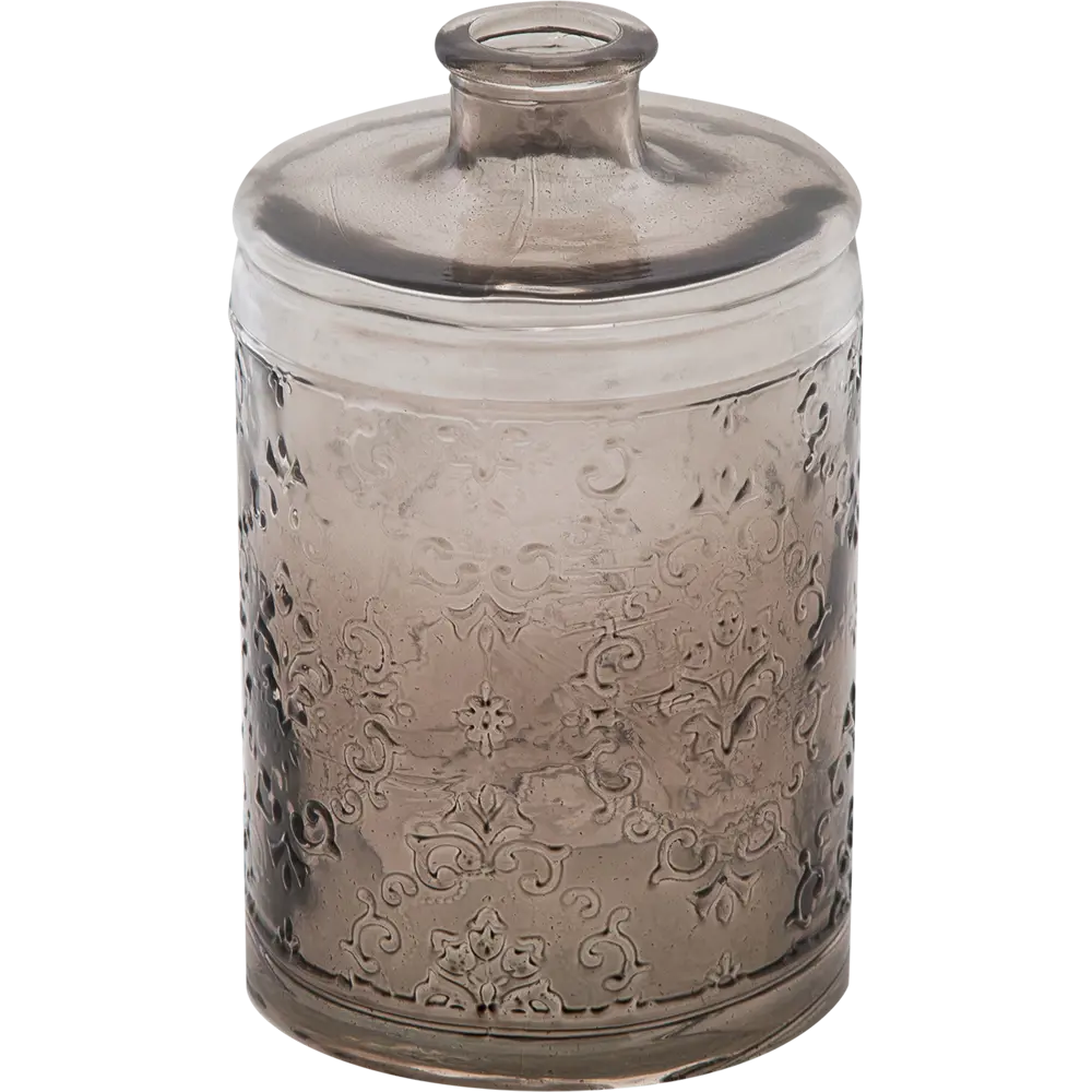 Ваза «Джеремми» стекло цвет прозрачный дымчатый 20см Santreyd STLM-2047135