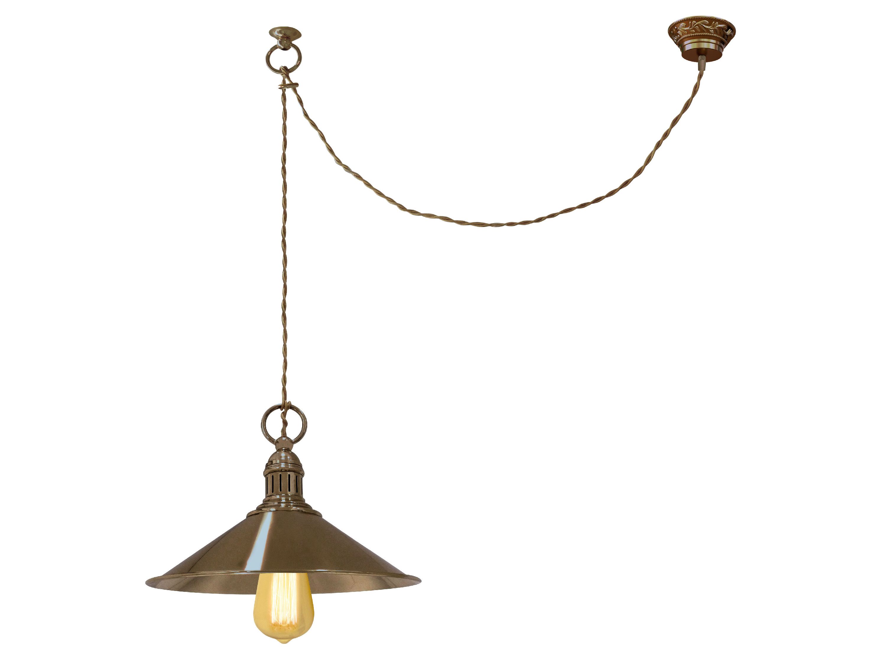 Латунный подвесной светильник FEDE ARCH-00023417 - Вид №2