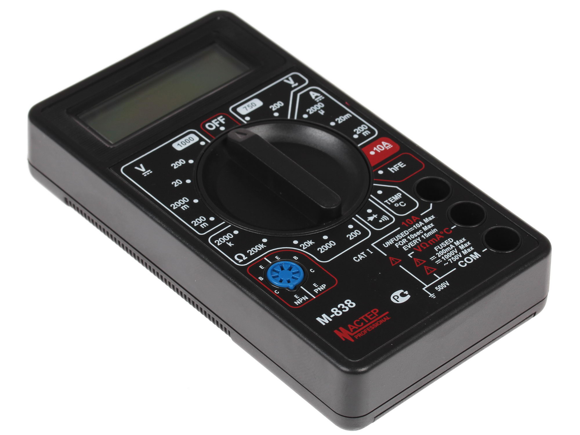 Мультиметр Master Professional M838 1063071 STDN-0133411 - Вид №2