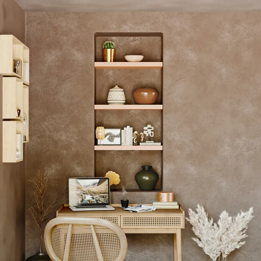 Настенная полка Spaceo Cotta 60 см - элегантное решение для хранения 82877523 STLM-0037368 - Вид №5